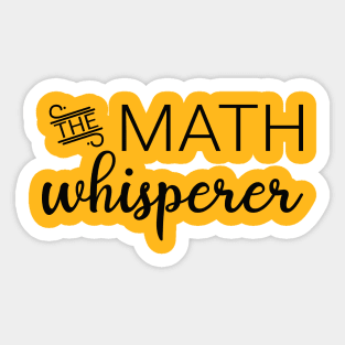 Math Whisperer Sticker